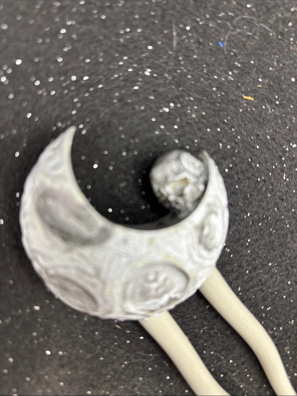 Skull Moon Hair Fork